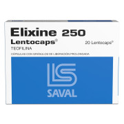 Elixine 250 mg x 20 Capsulas Con Granulos De Liberacion Prolongada