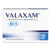 Valaxam 80 mg/5 mg x 30 Comprimidos Recubiertos