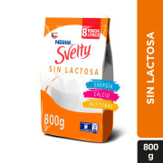 Leche en Polvo Svelty Sin lactosa Descremada 800g