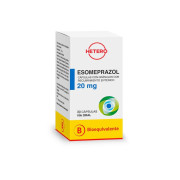 Esomeprazol 20 mg 30 Cápsulas con Gránulos con Recubrimiento Entérico HETERO
