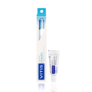 Vitis Cepillo Dental Medio Con Pasta Blanqueadora 20 g x 2 Unidades