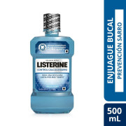 Enjuague Bucal Listerine® Control Sarro Menta Suave 500 mL