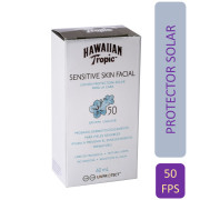 Protector Solar Hawaiian Tropic Facial Sensitive Skin Facial FPS50 60 mL