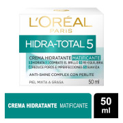 Loreal Crema Hidra Total 5 Matte x 50 mL