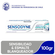 Pasta Dental Sensodyne Sensibilidad y Esmalte Blanqueador 100gr