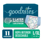 Pañales Huggies Goodnites L/XL 11 un