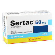 Sertac 50 mg 30 Comprimidos Recubiertos