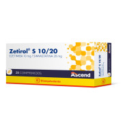 Zetirol S10 20 mg 28 Comprimidos