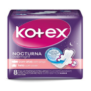 Toalla Higiénica Kotex Con Alas Nocturna 8 un