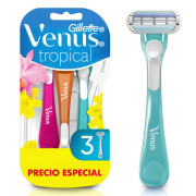 Máquina de Afeitar Gillette Venus Tropical 3 un