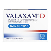 Valaxam-D 160 mg/10 mg/12.5 mg x 30 Comprimidos Recubiertos