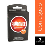 Preservativo Prudence Corrugado 3 un