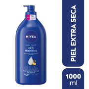 Crema Corporal Nivea Milk Nutritiva Extra Seca 1000 ml