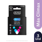 Durex Condones Climax Mutuo 3 unidades