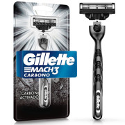 Máquina de Afeitar Gillette Mach3 Carbono 1 un