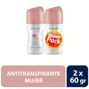 Etiquet Pack Antitranspirante Woman Roll-On Clasicc 60 g x 1 Pack