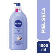 Crema Corporal Nivea Soft Milk Piel Seca 1000 ml
