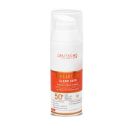 Protector Solar Suncare 100 Clear Skin Rostro Cuello Manos FPS 50+ 50 g