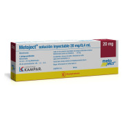 Metoject Solución Inyectable 20 mg/0,4 mL Jeringa Prellenada
