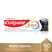 Pasta Dental Colgate Total Carbón Activado 150 mL
