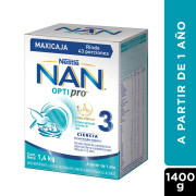 Fórmula Infantil Nan 3 Optipro 1400 g