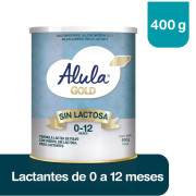 Alula Gold Sin Lactosa S-26 400g. - Etapa 0 a 12 - S-26 - Precio desde $17.689