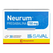 NEURUM Pregabalina 150 mg 30 comprimidos