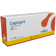 Captopril 25 mg x 30 Comprimidos MINTLAB