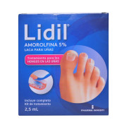 Lidil 5% Kit de Tratamiento para Uñas 2,5 mL