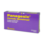 Panagesic Periodo Menstrual 25 mg 10 Comprimidos - Pamabron - Paracetamol - Pirilamina