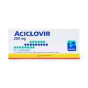 Aciclovir 200 mg 24 Comprimidos Genéricos