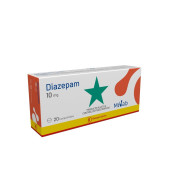 Diazepam 10 mg 20 Comprimidos Genéricos