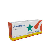 Clonazepam 0,5 mg 30 Comprimidos