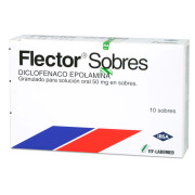 Flector Diclofenaco Epolamina 50 mg 10 Sobres