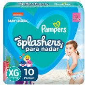 Pañales para Piscina Pampers Splashers Talla G-XG 10 Unidades
