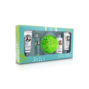 Set Crema de Manos Coco 50 mL X2 + Shower Gel 100 mL + Esponja + Body Loción 100 mL