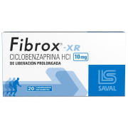Fibrox XR Ciclobenzaprina 10mg 20 Comprimidos Recubiertos