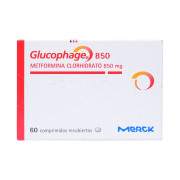 Glucophage Forte Metformina 850 mg 60 Comprimidos Recubiertos