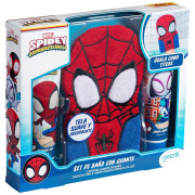 Set de Baño con Guantes Spidey