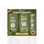 Original Remedies Oliva Mitica Shampoo 300 mL + Acondicionador 250 mL + Crema de Peinar 200 mL