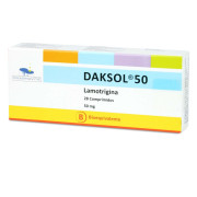 Daksol 50 Lamotrigina 50 mg 28 Comprimidos