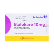 Etalokare Escitalopram 10 mg 30 Comprimidos