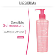 Sensibio Gel Moussant Gel Limpiador Suave Para Pieles Sensibles 200 mL