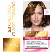Coloración Excellence Creme 5.3 Castaño Claro Dorado