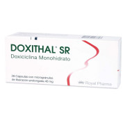 Doxithal SR Doxiciclina 40 mg 28 Cápsulas