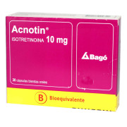 Acnotin (B) Isotretinoina 10mg 30 Cápsulas Blandas
