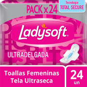 Toalla Higiénica Día Ultradelgada Tela Malla 24 Unidades - LADYSOFT - Precio desde $2.593