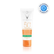 Protector Solar Rostro Capital Soleil Matificante 3 en 1 FPS 50+ 50 ml