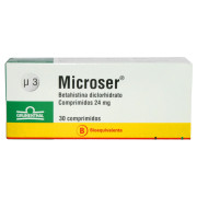 Microser Betahistina 24 mg 30 Comprimidos