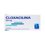 Cloxacilina 500 mg 6 Cápsulas